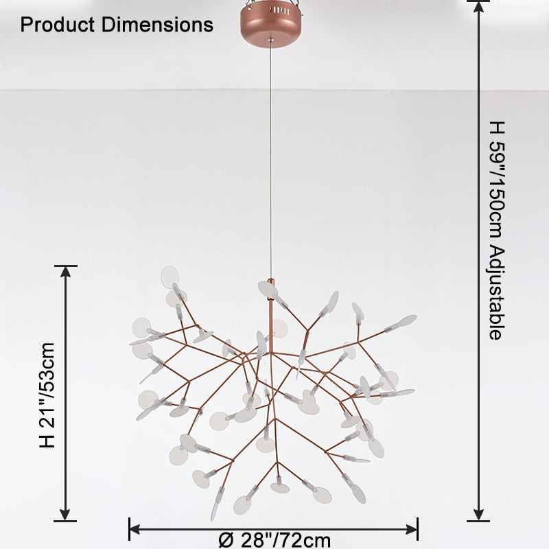 WOMO Lustre Chic Branche Led-WM2072