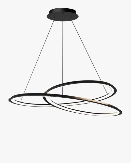 WOMO Lustre Tourbillon Led Noir-WM2073