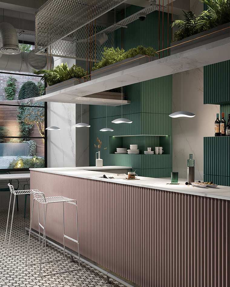 WOMO Suspension abat jour Feuille Design-WM2082