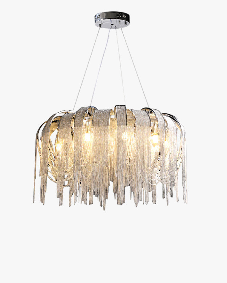 Lustre rond à pompon WOMO-WM2087