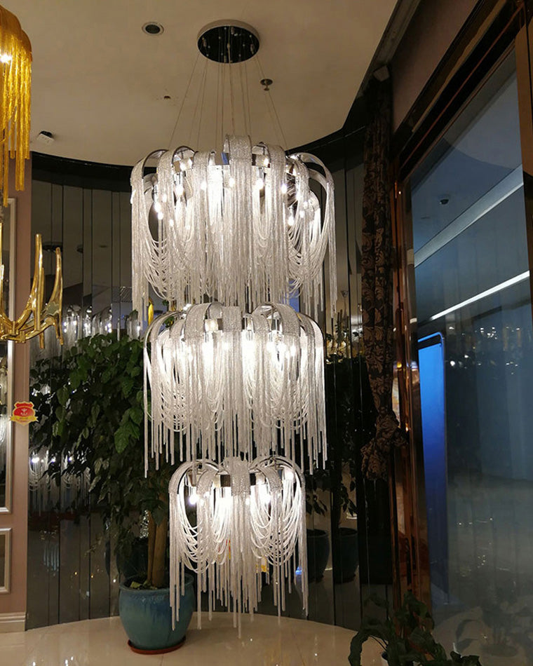 Lustre rond à pompon WOMO-WM2087