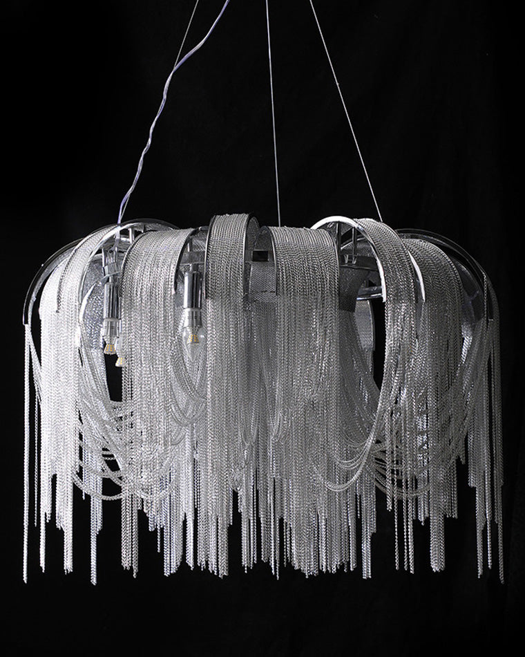 Lustre rond à pompon WOMO-WM2087