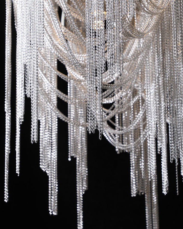 Lustre rond à pompon WOMO-WM2087