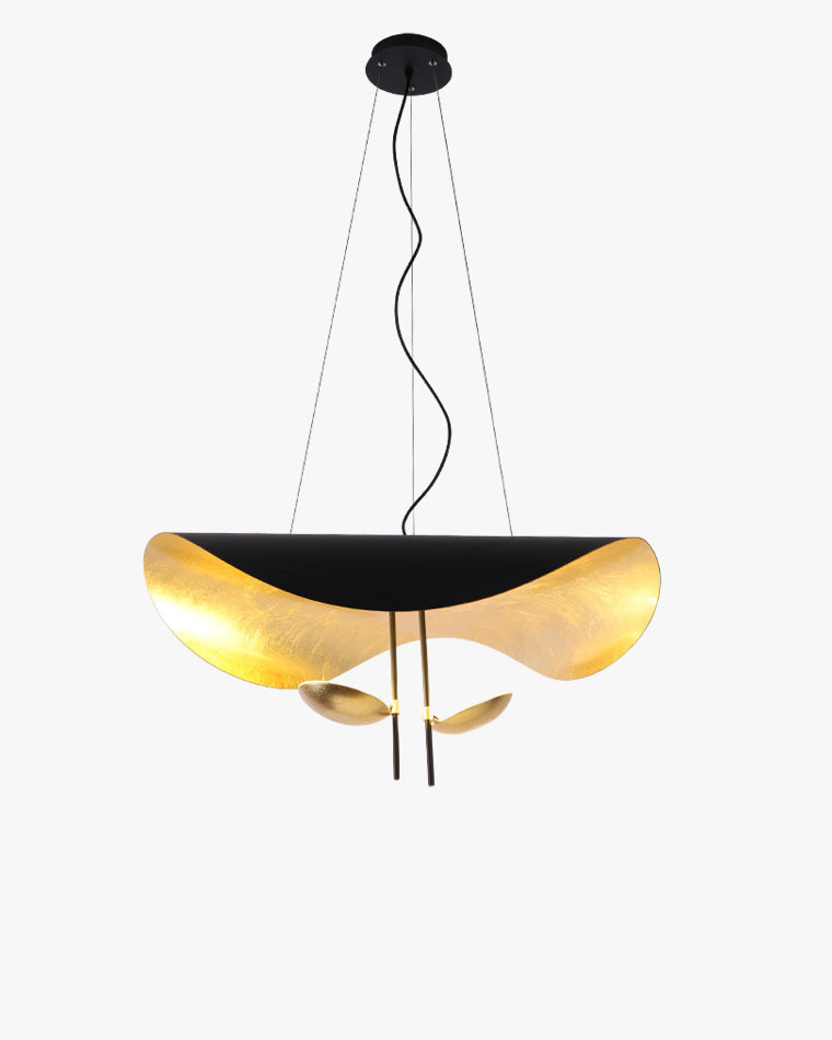 WOMO Suspension Feuille Metal Art Déco-WM2088