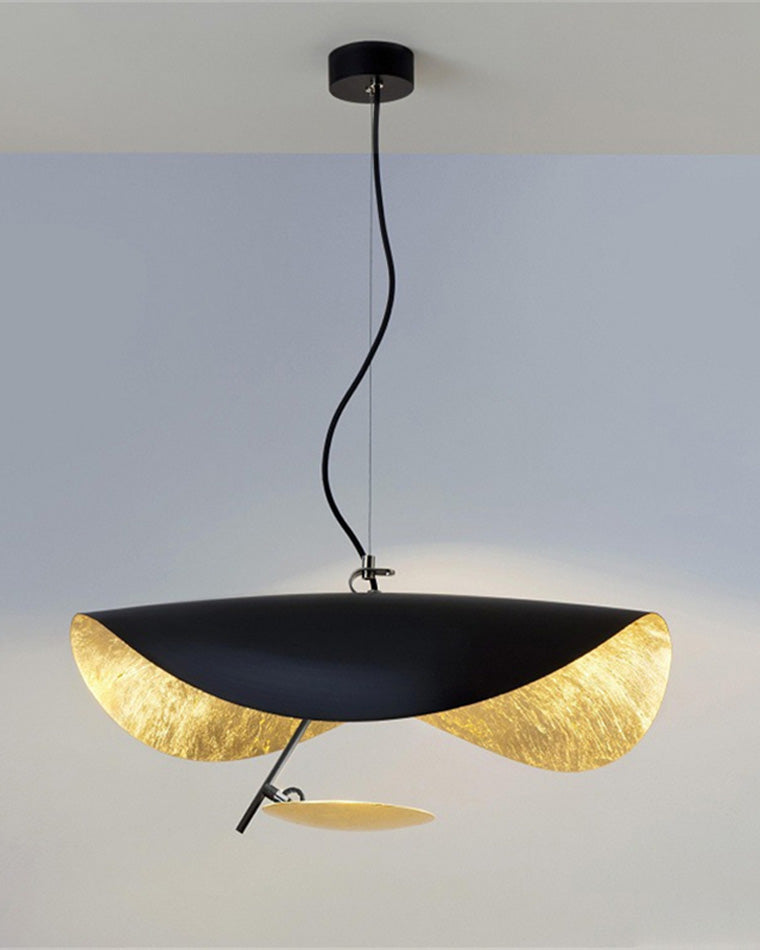 WOMO Suspension Feuille Metal Art Déco-WM2088