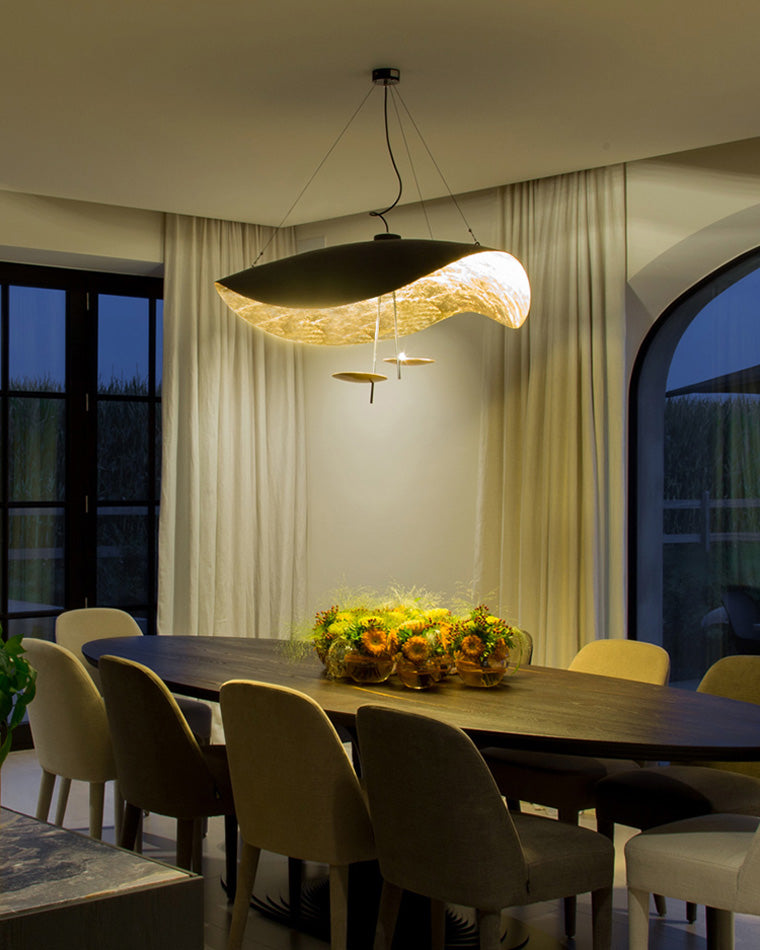 WOMO Suspension Feuille Metal Art Déco-WM2088