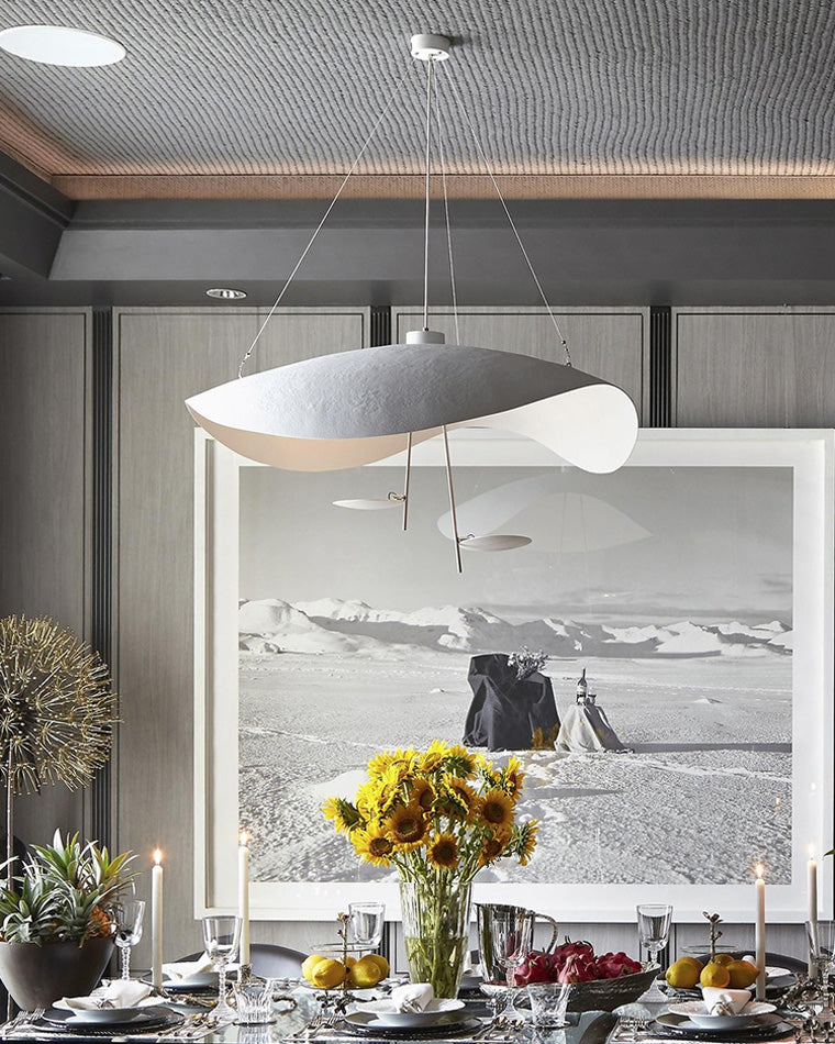 WOMO Suspension Feuille Metal Art Déco-WM2088