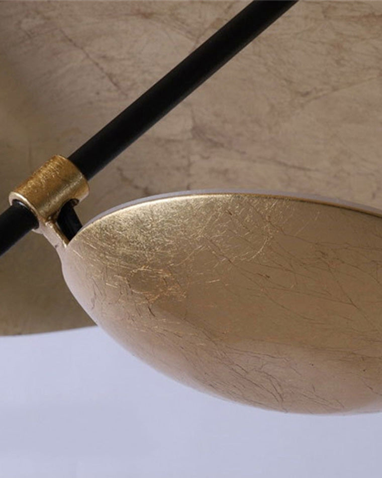 WOMO Suspension Feuille Metal Art Déco-WM2088
