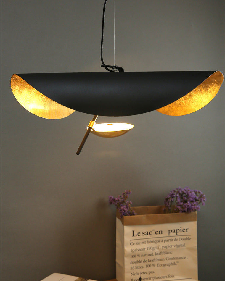 WOMO Suspension Feuille Metal Art Déco-WM2088