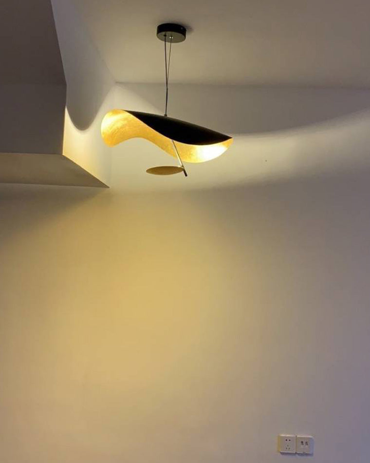 WOMO Suspension Feuille Metal Art Déco-WM2088