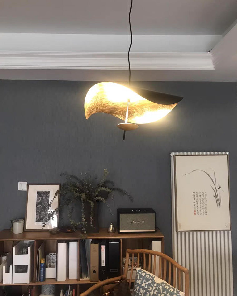 WOMO Suspension Feuille Metal Art Déco-WM2088