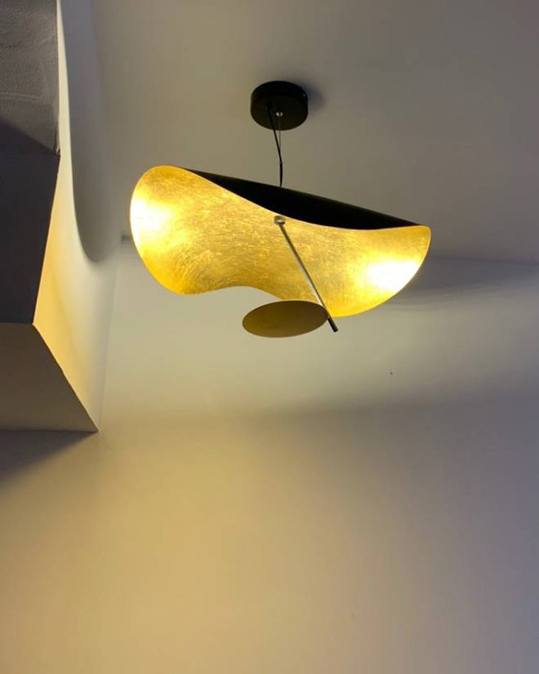 WOMO Suspension Feuille Metal Art Déco-WM2088