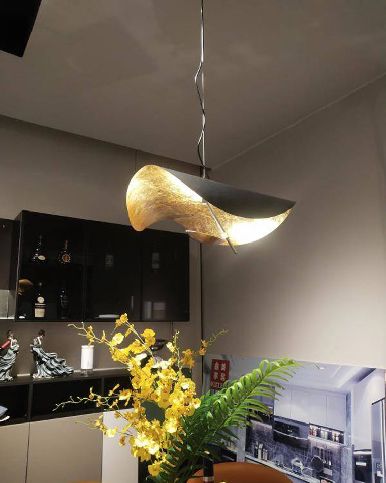 WOMO Suspension Feuille Metal Art Déco-WM2088