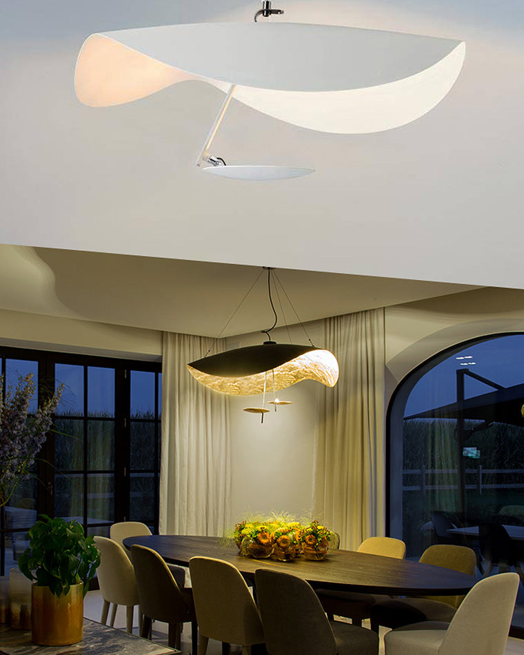 WOMO Suspension Feuille Metal Art Déco-WM2088