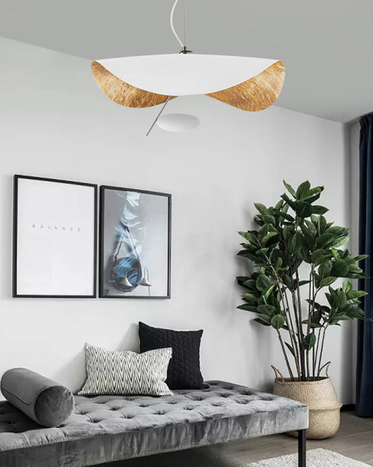 WOMO Suspension Feuille Metal Art Déco-WM2088