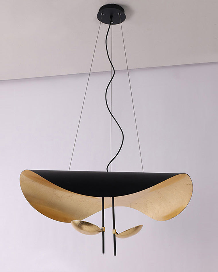 WOMO Suspension Feuille Metal Art Déco-WM2088