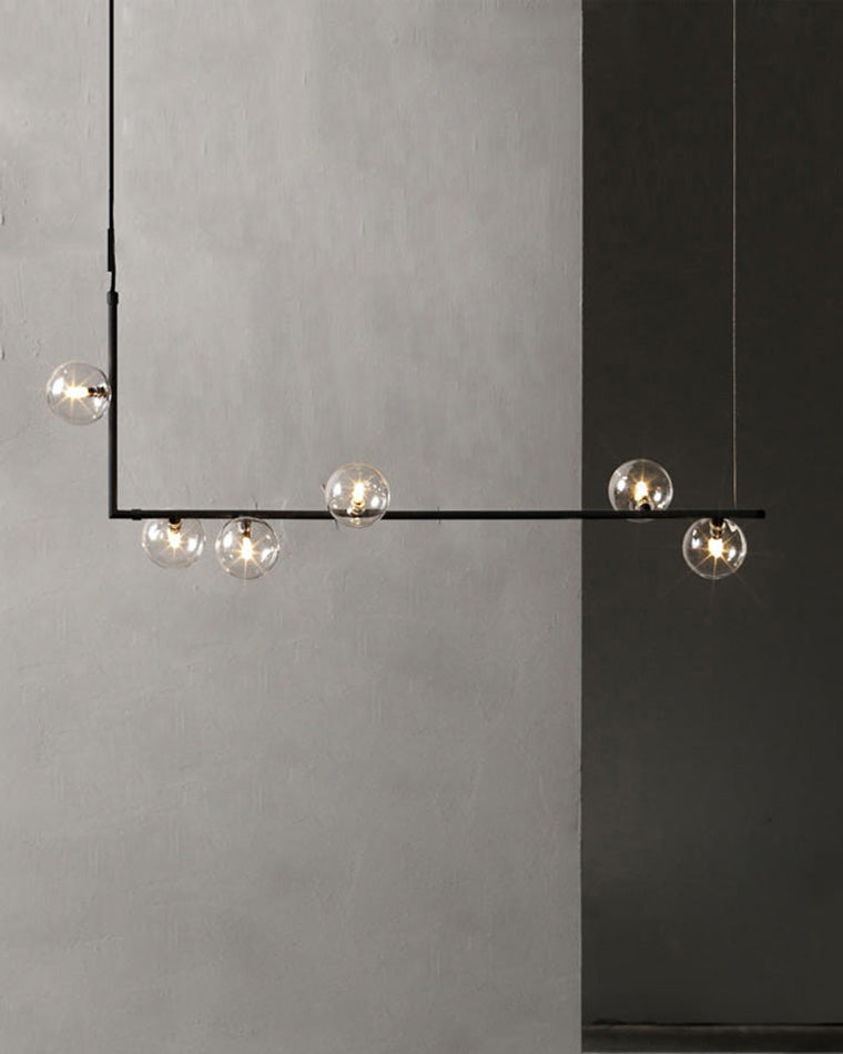WOMO Lustre Lineaire Boule Verre-WM2090