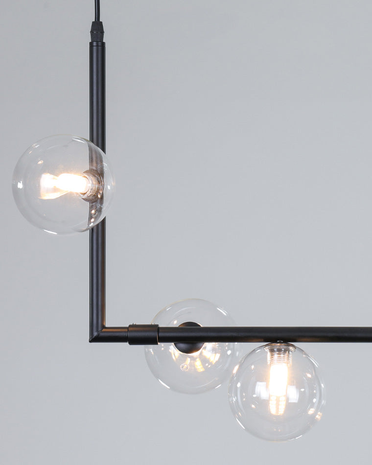 WOMO Lustre Lineaire Boule Verre-WM2090