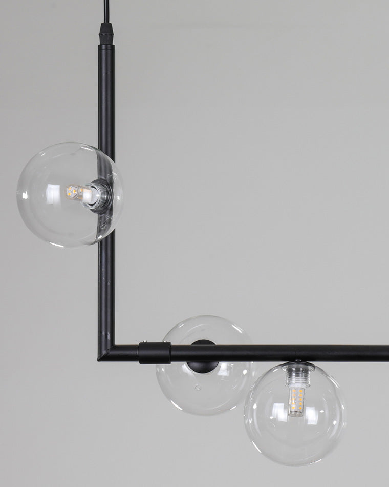 WOMO Lustre Lineaire Boule Verre-WM2090