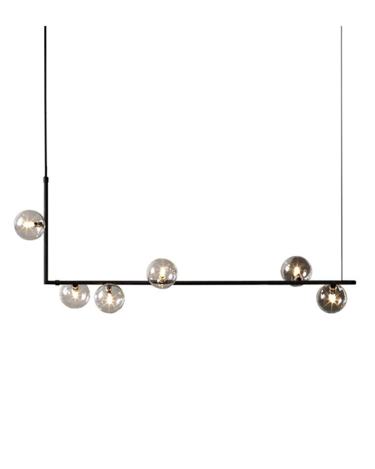 WOMO Lustre Lineaire Boule Verre-WM2090