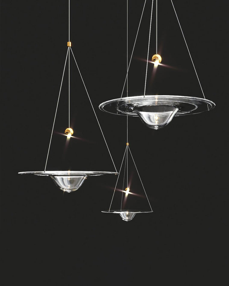 Suspension en verre WOMO Ripple-WM2092