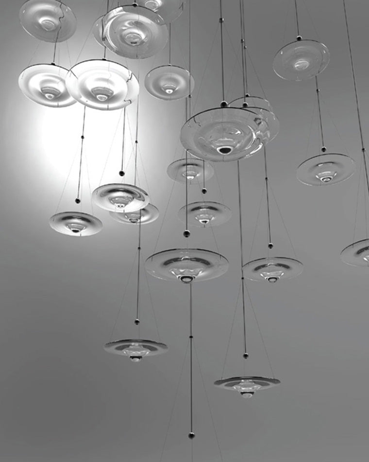 Suspension en verre WOMO Ripple-WM2092