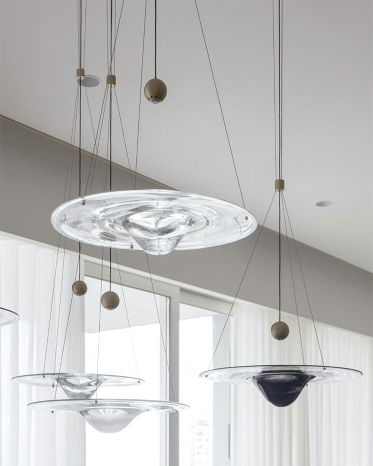 Suspension en verre WOMO Ripple-WM2092