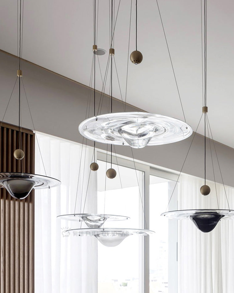 Suspension en verre WOMO Ripple-WM2092
