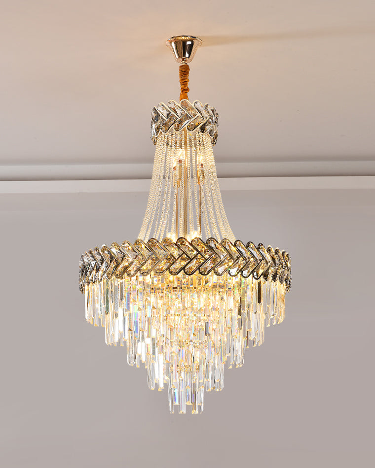 Lustre en cristal à plusieurs niveaux WOMO-WM2381