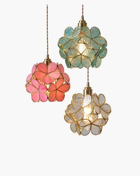 WOMO Suspension Petit Fleur Verre Romantique-WM2100