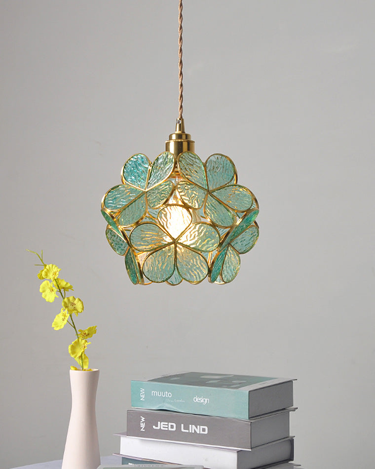 WOMO Suspension Petit Fleur Verre Romantique-WM2100