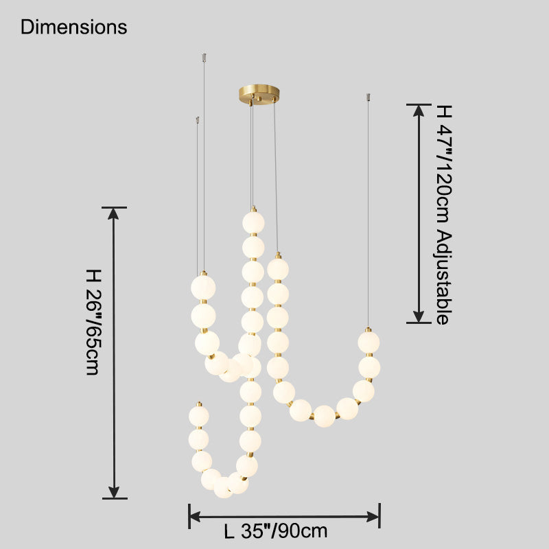WOMO Lustre Collier de Perles Design-WM2102e