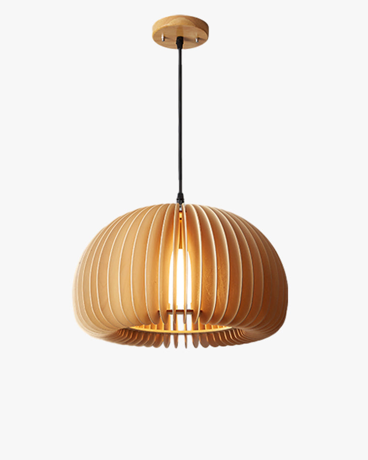 WOMO Suspension Orange Vintage en Bois-WM2105