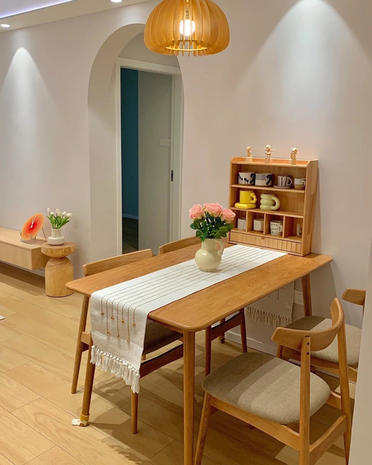 WOMO Suspension Orange Vintage en Bois-WM2105