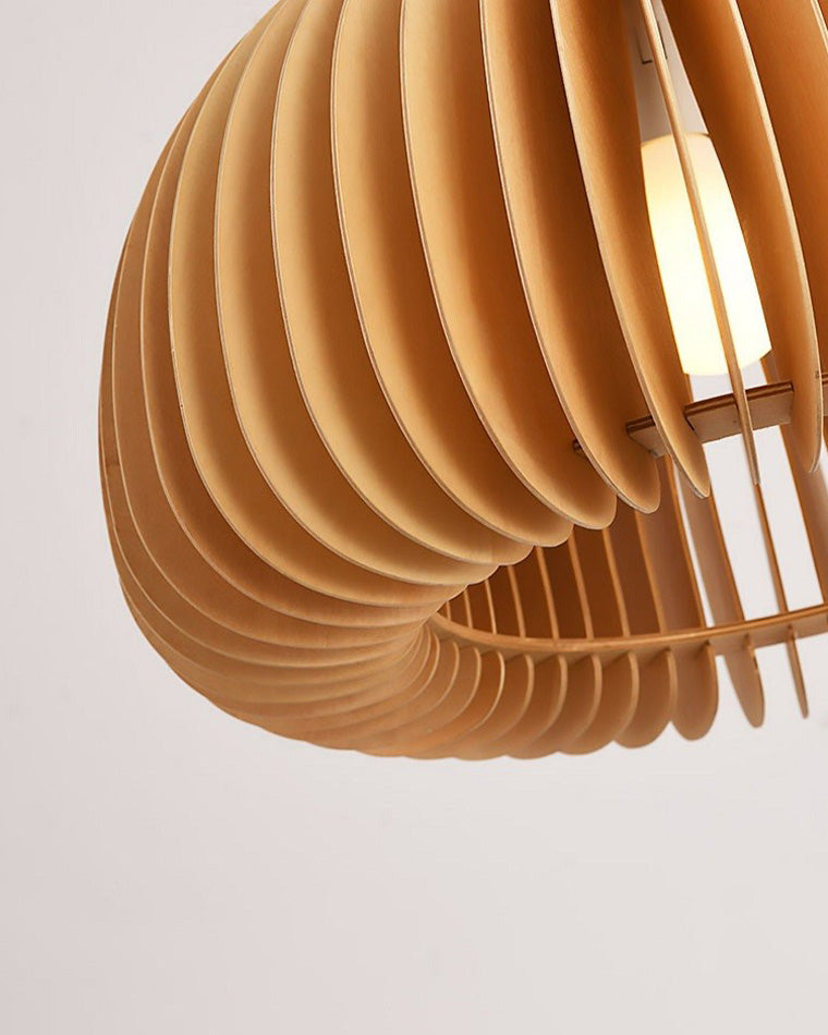 WOMO Suspension Orange Vintage en Bois-WM2105