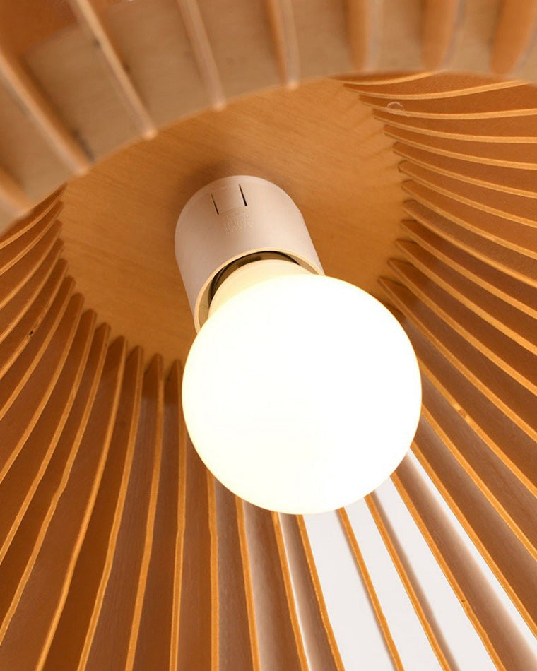 WOMO Suspension Orange Vintage en Bois-WM2105