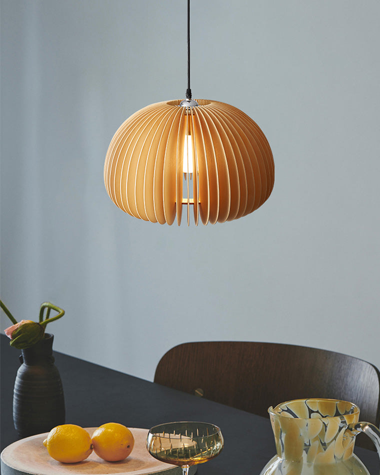 WOMO Suspension Orange Vintage en Bois-WM2105