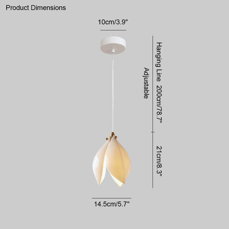 WOMO Suspension Fleur Blanc Décorative -WM2106b