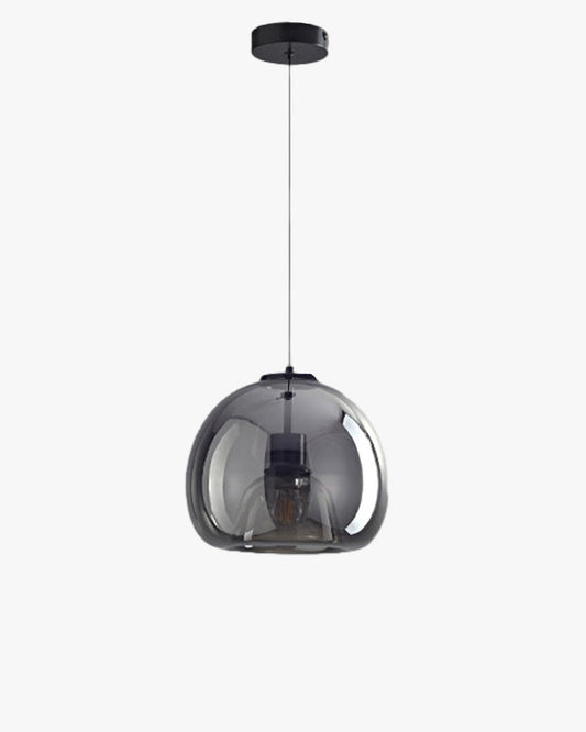 WOMO Suspension Verre Soufflé Fumé/Ambré -WM2108