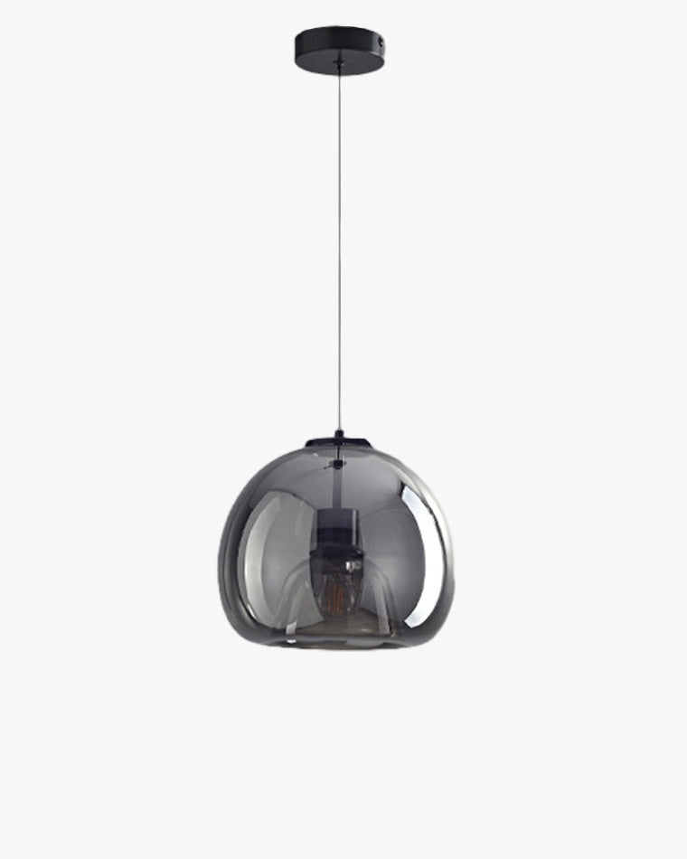 WOMO Suspension Verre Soufflé Fumé/Ambré -WM2108
