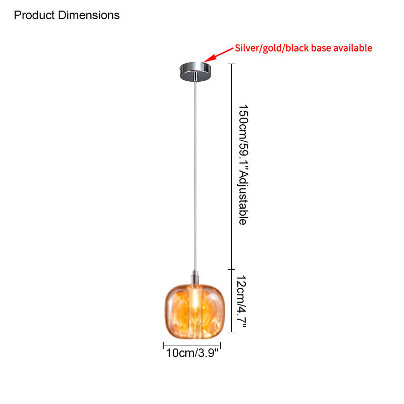 WOMO Lustre Plusieurs Ampoules en Verre-WM2111a