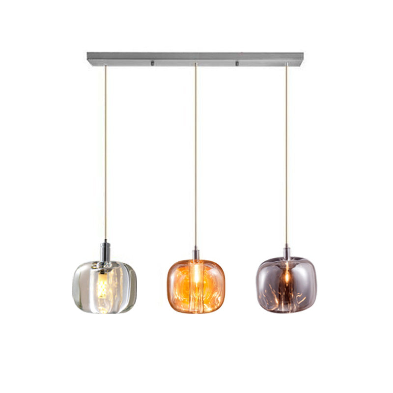 WOMO Lustre Plusieurs Ampoules en Verre-WM2111a