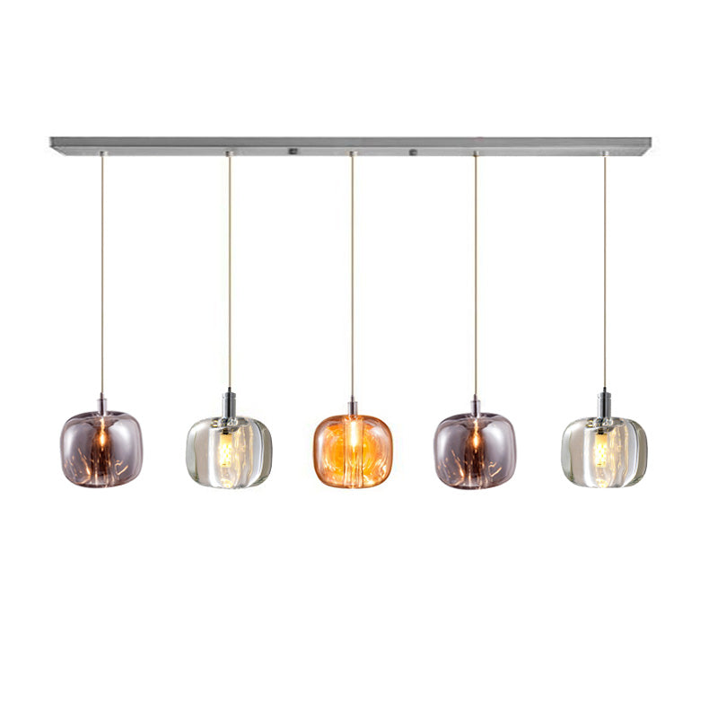 WOMO Lustre Plusieurs Ampoules en Verre-WM2111a