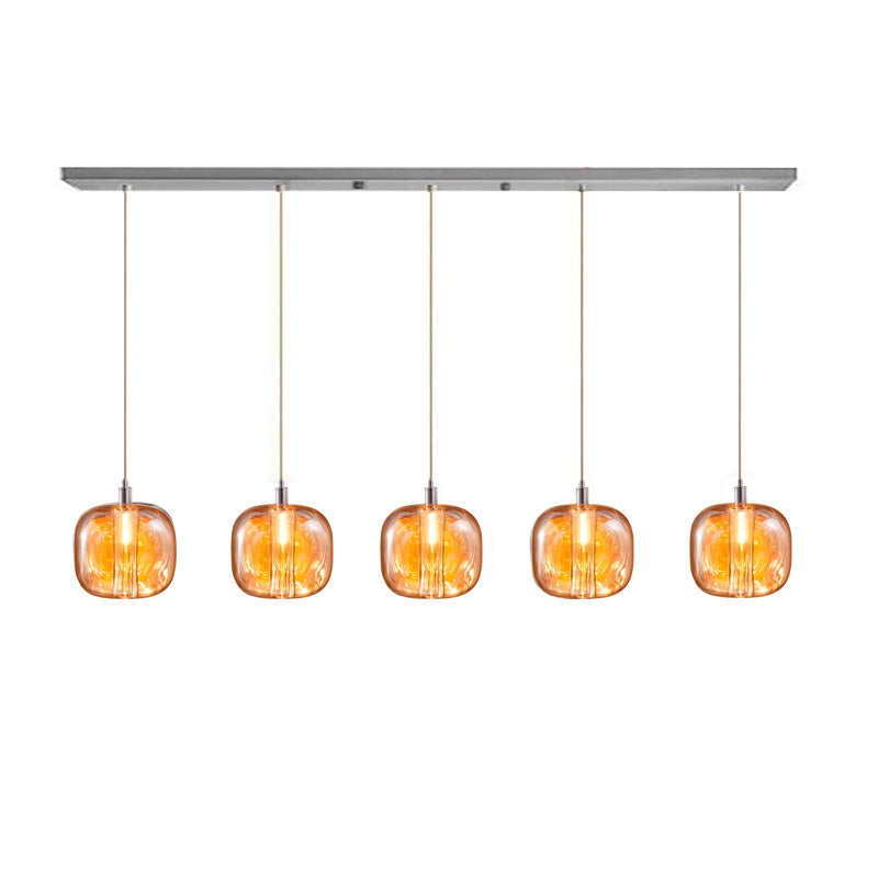 WOMO Lustre Plusieurs Ampoules en Verre-WM2111a
