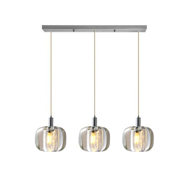 WOMO Lustre Plusieurs Ampoules en Verre-WM2111a