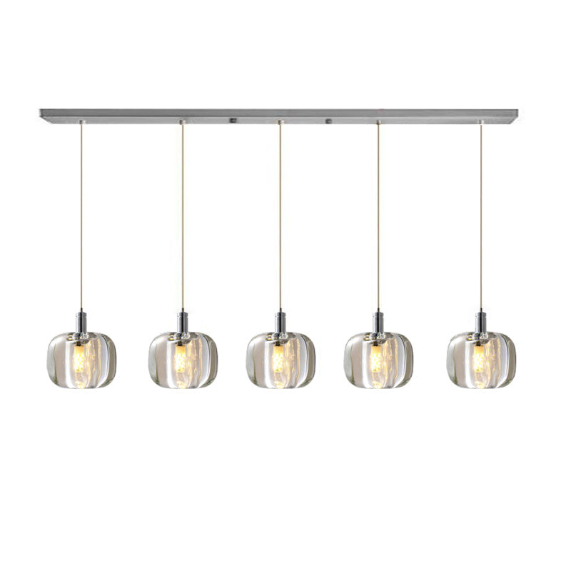 WOMO Lustre Plusieurs Ampoules en Verre-WM2111a