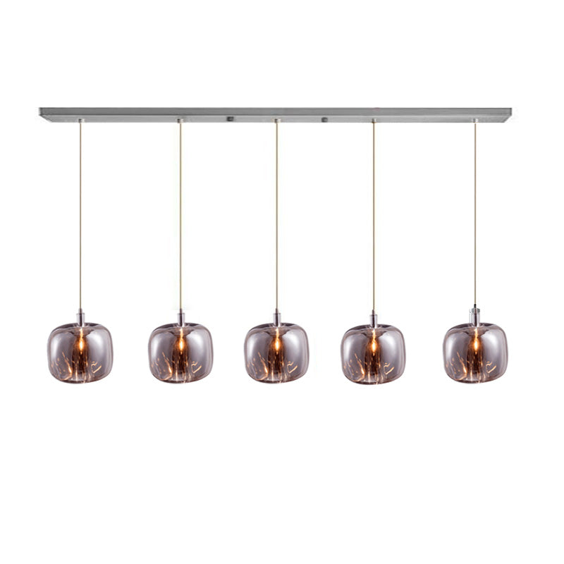 WOMO Lustre Plusieurs Ampoules en Verre-WM2111a