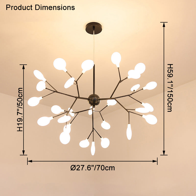 WOMO Lustre Branche Led Moderne-WM2113