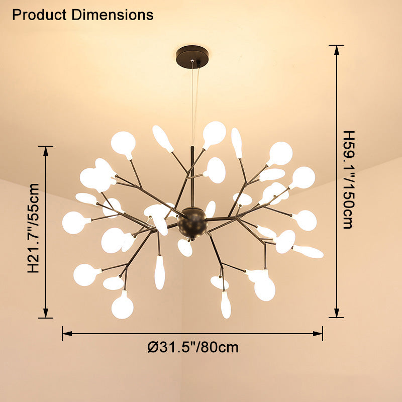 WOMO Lustre Branche Led Moderne-WM2113