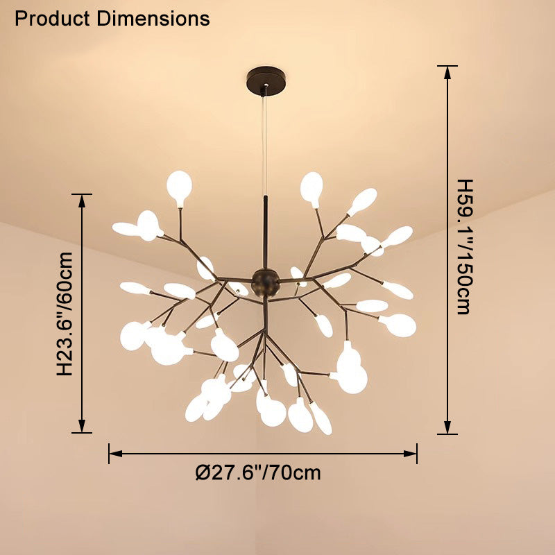 WOMO Lustre Branche Led Moderne-WM2113